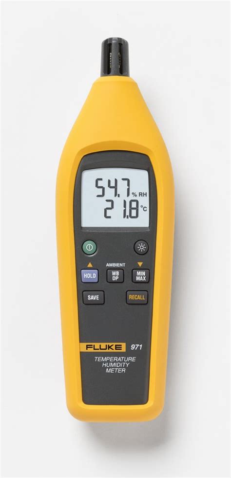 custom fluke moisture meter|handheld temperature humidity meter.